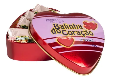 Caja bombones de corazón
