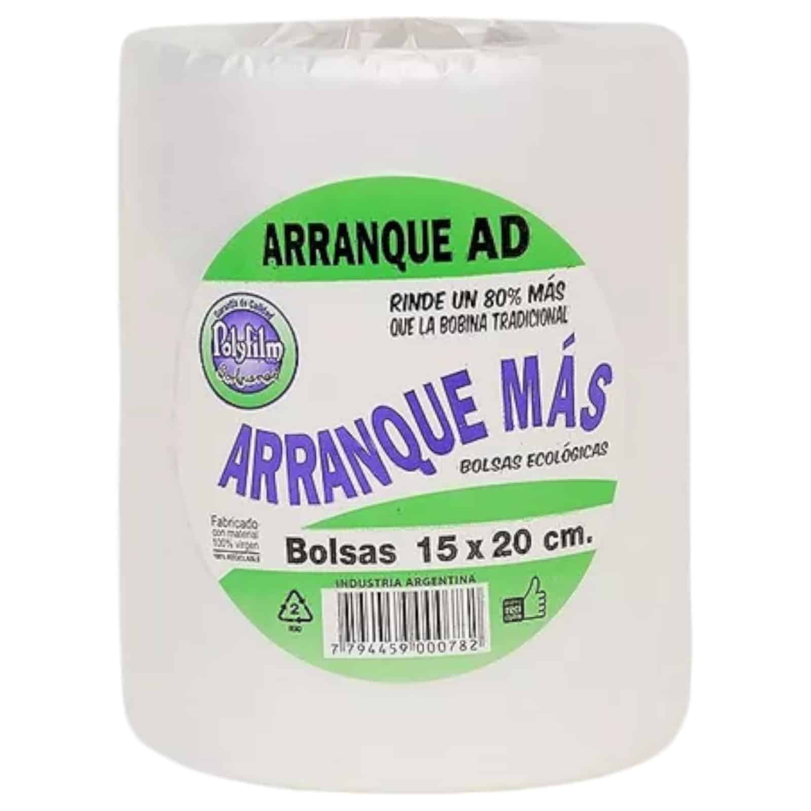 BOLSA ARRANQUE MÁS 15x20 CM