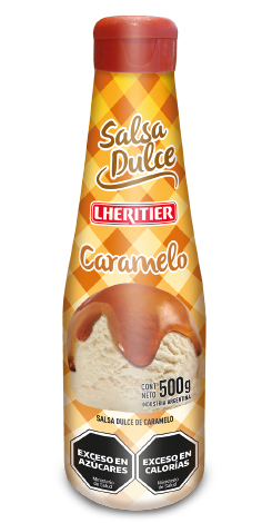 SALSA DE HELADO CARAMELO 500 GR