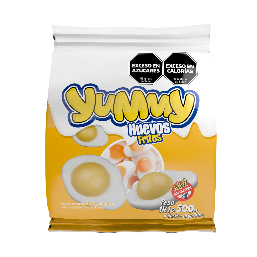 GOMITAS YUMMY HUEVOS FRITOS 500 GR