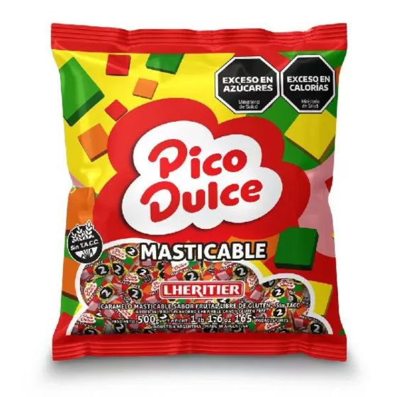 CARAMELOS MASTICABLES PICO DULCE 500 GR