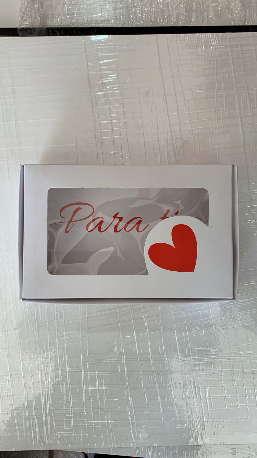 CAJA VISOR PARA TI BLANCA