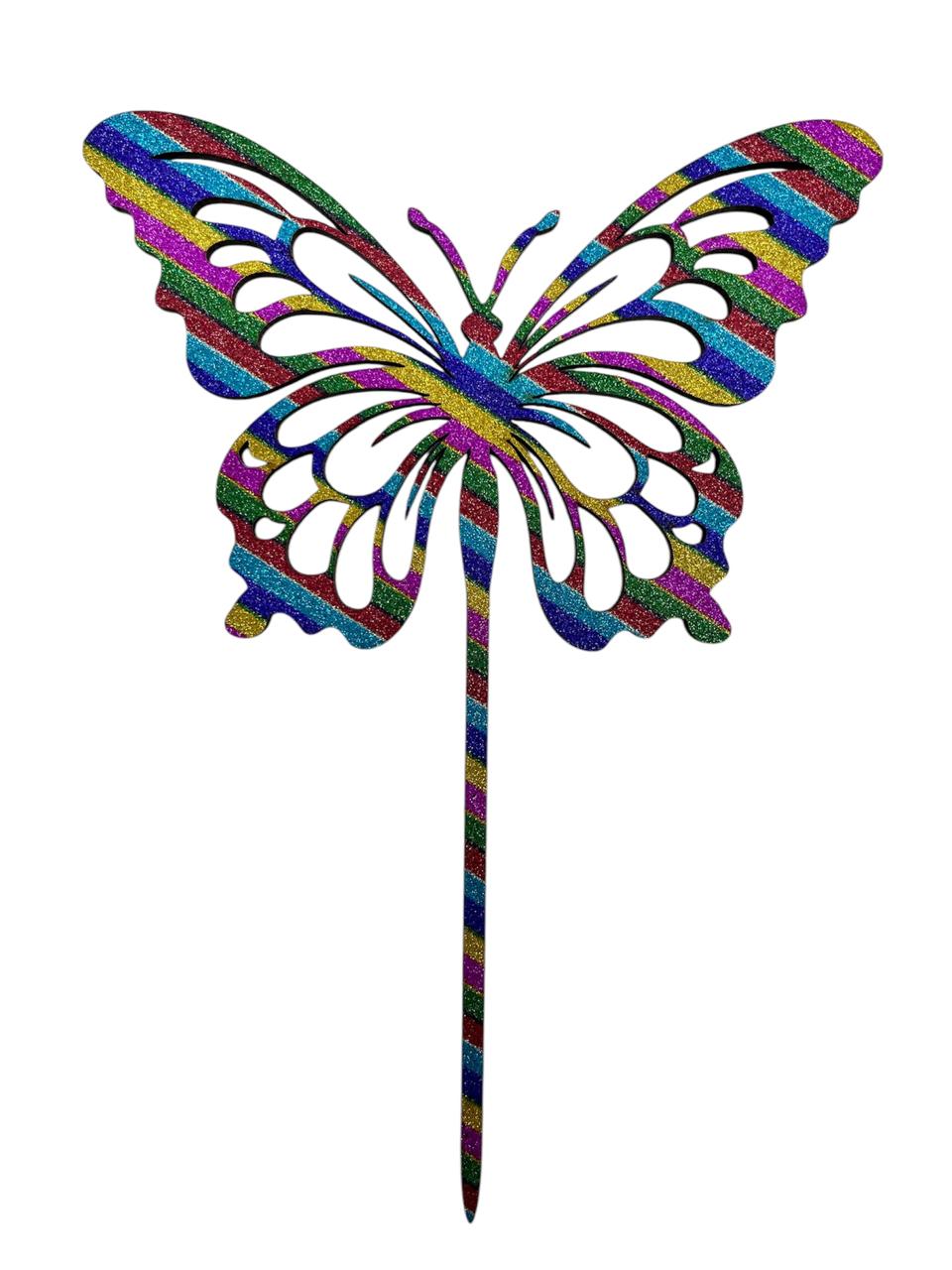 ADORNO PINCHE MARIPOSA MULTICOLOR