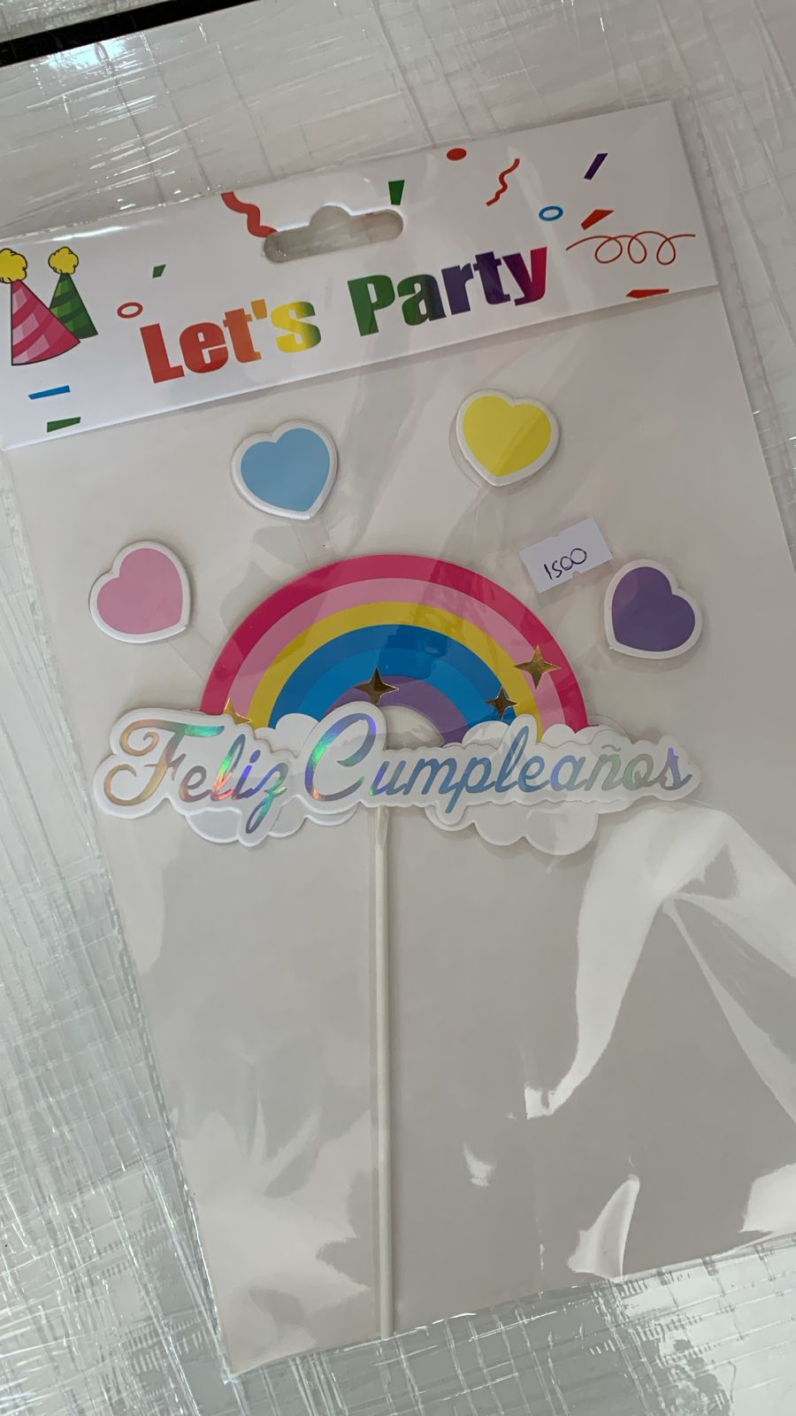 ADORNO PINCHE FELIZ CUMPLEAÑOS