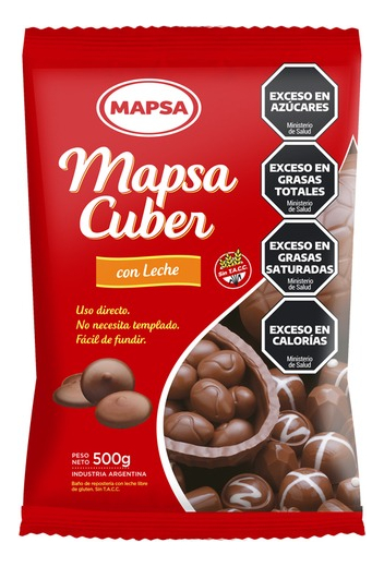 CHOCOLATE MAPSACUBER CON LECHE 500 GR