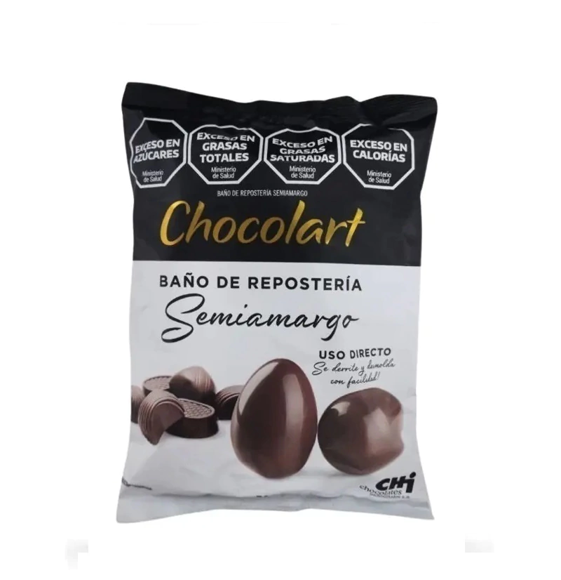 CHOCOLATE CHOCOLART SEMIAMARGO 500 GR