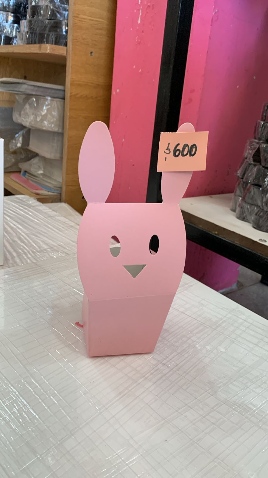 BOX PASCUA MINI-CONEJITO ROSADO