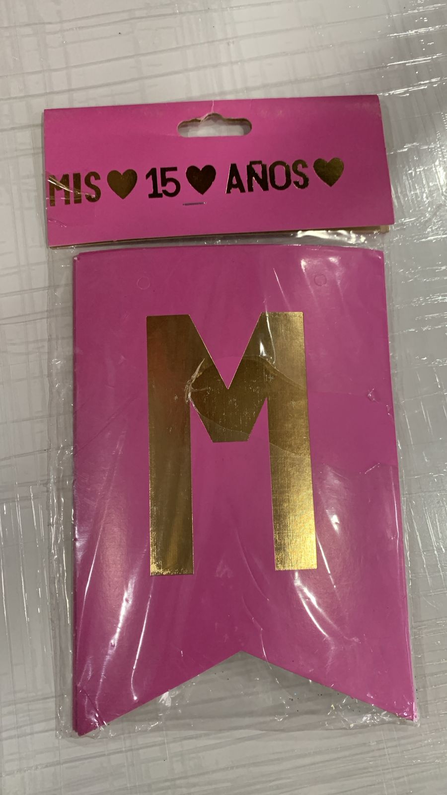 BANDERÍN MIS 15 AÑOS