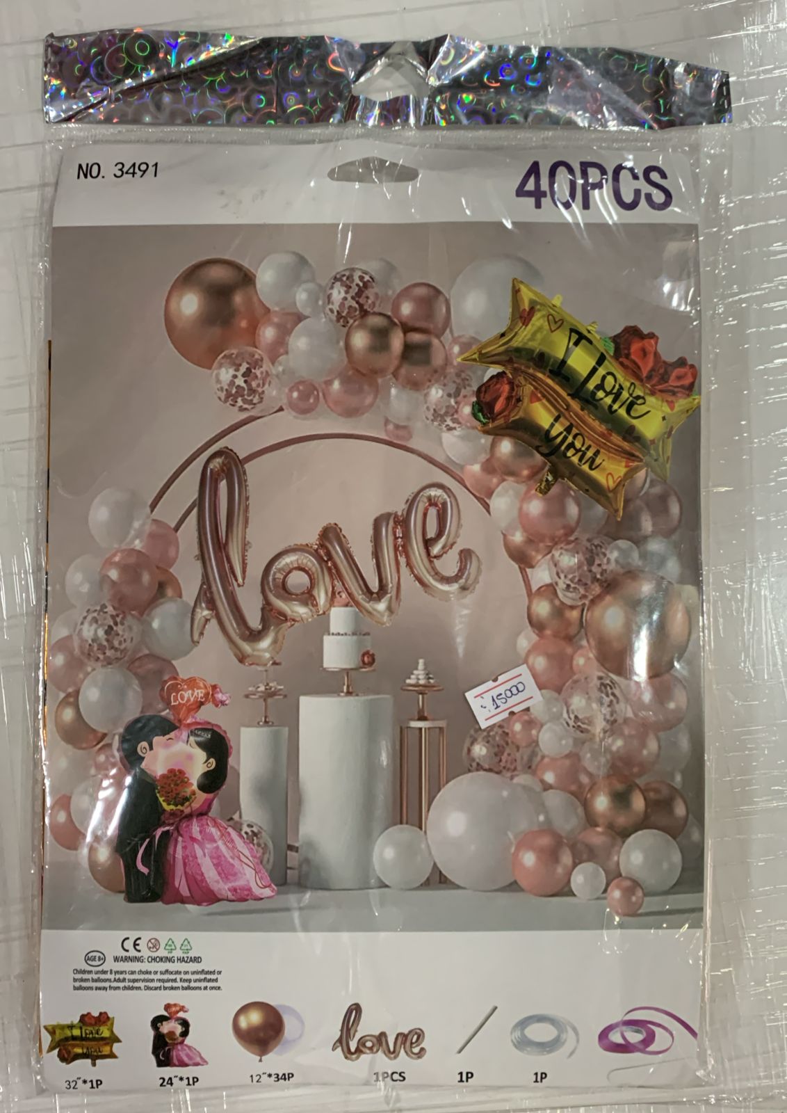 SET I LOVE YOU 40 PCS