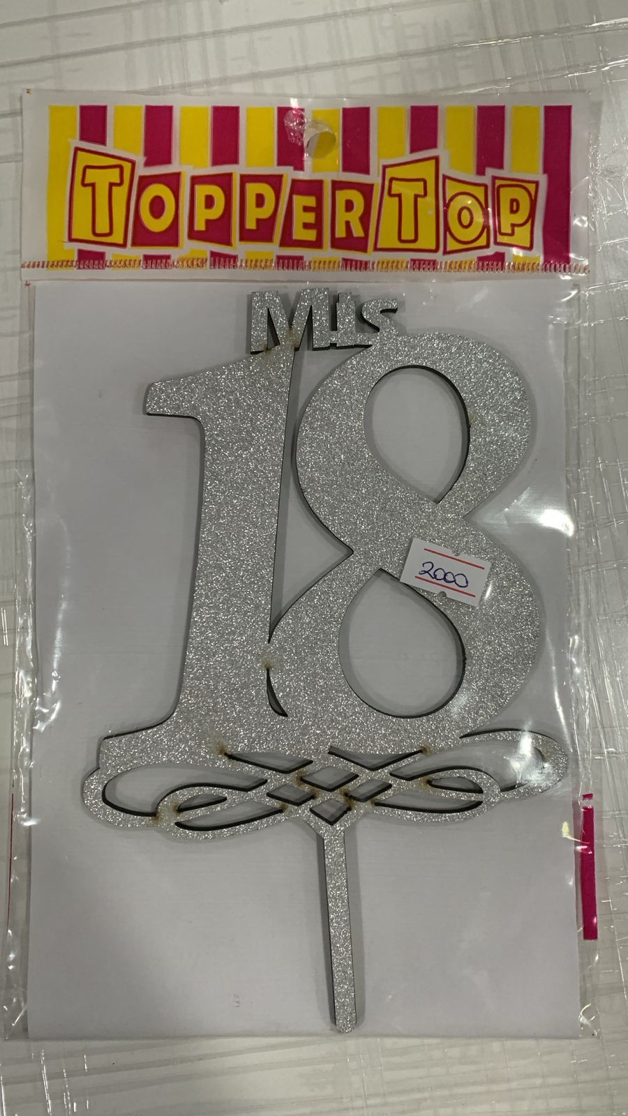 PINCHE FIBROFACIL MIS 18 PLATEADO