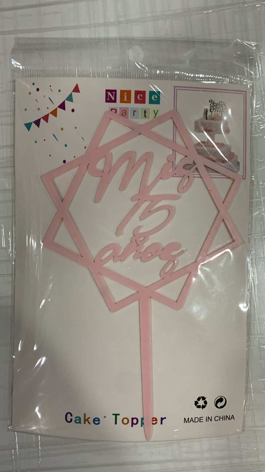 PINCHE MIS 15 AÑOS ROSA ESTRELLA