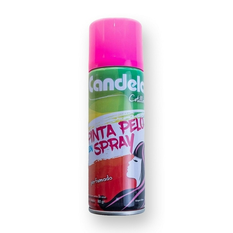 PINTA PELO EN SPRAY CANDELA COLOR ROSA