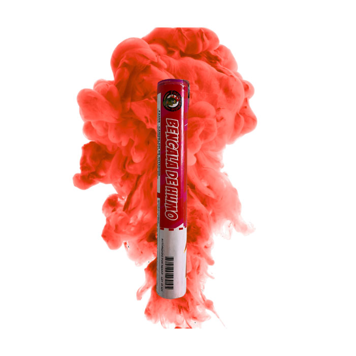 BENGALA DE HUMO FUEGOLANDIA COLOR ROJO