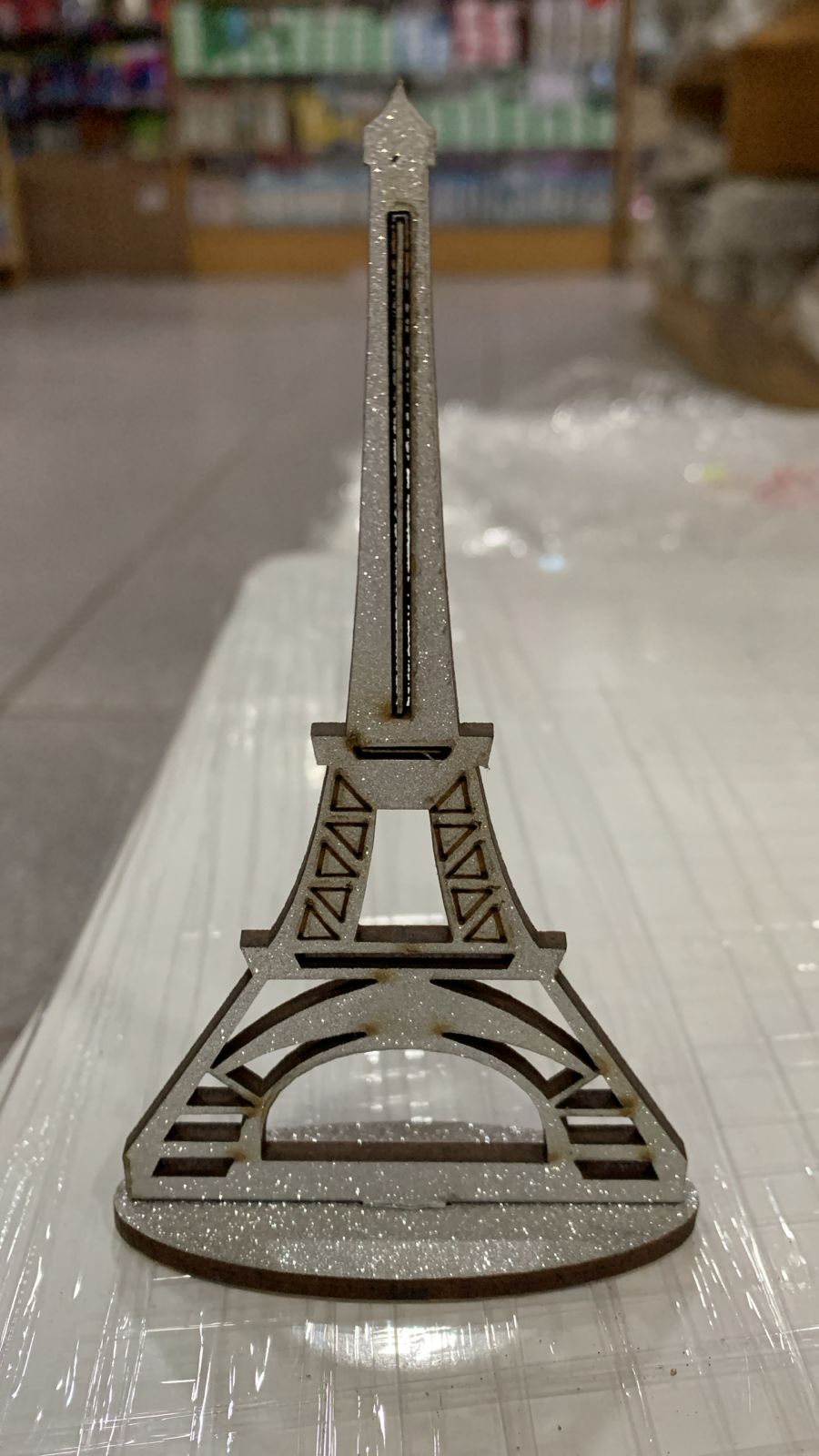 SOUVENIR TORRE EIFFEL PLATEADA