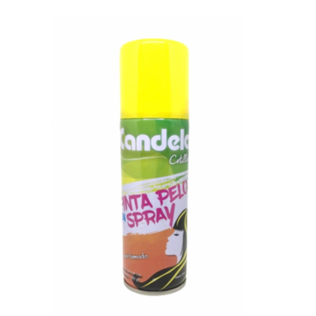 PINTA PELO EN SPRAY CANDELA COLOR AMARILLO