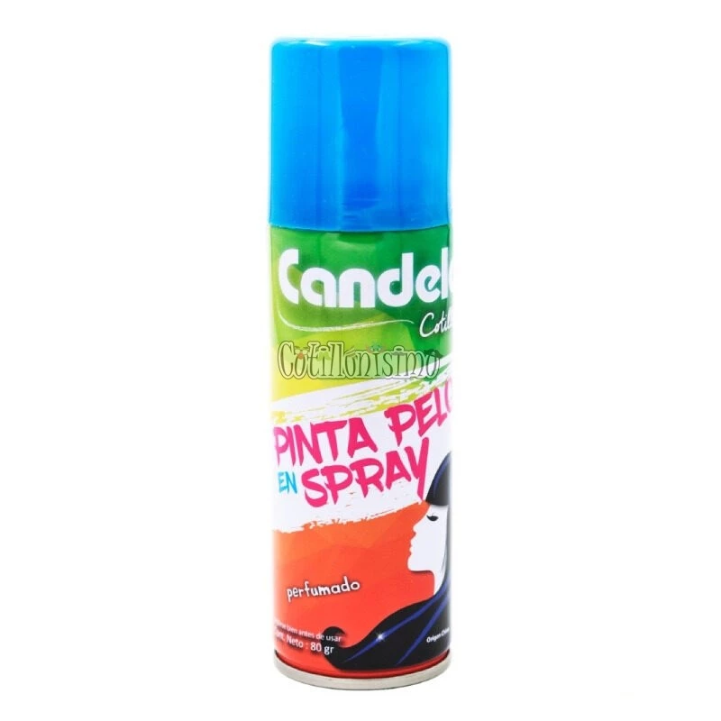 PINTA PELO EN SPRAY CANDELA COLOR AZUL