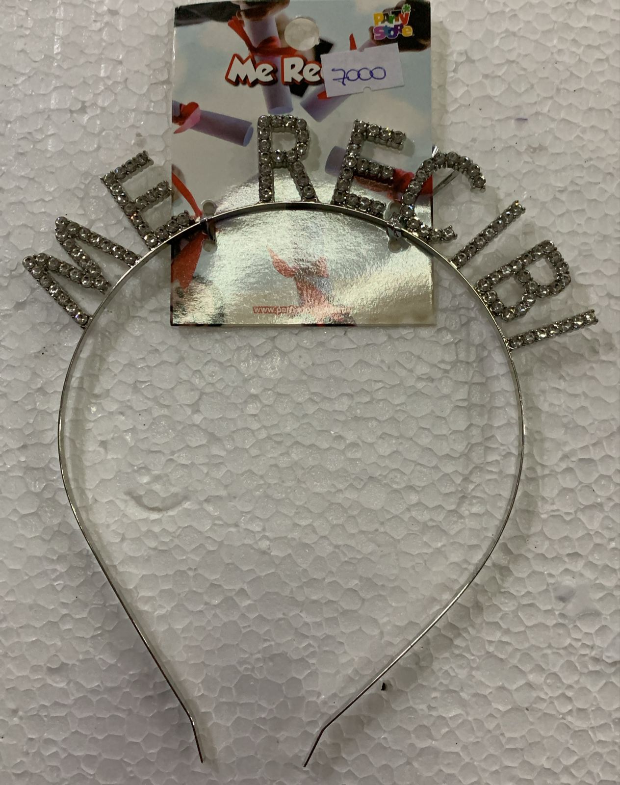 VINCHA ME RECIBÍ PLATEADA