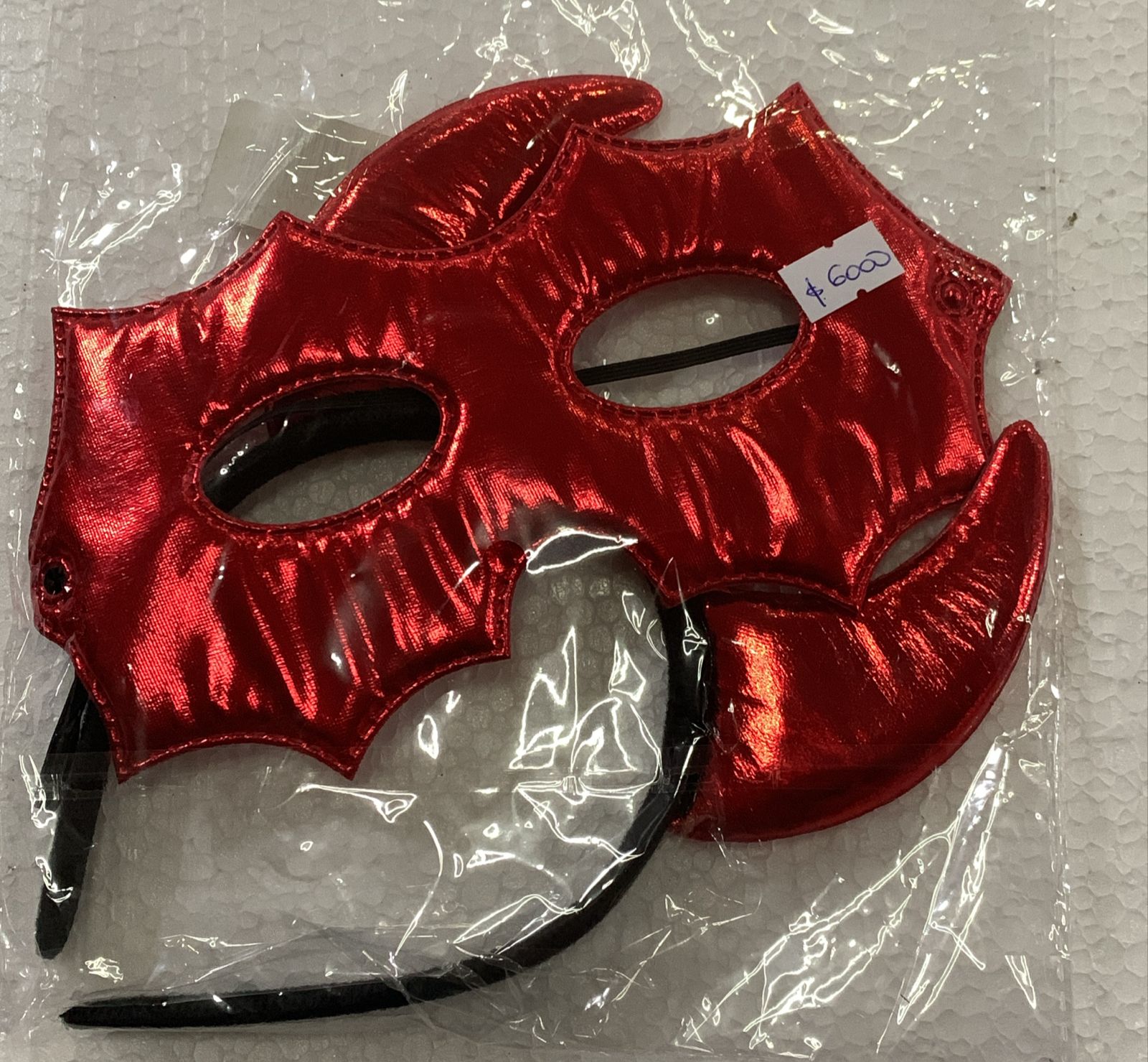 VINCHA Y MÁSCARA DE DEMONIOS