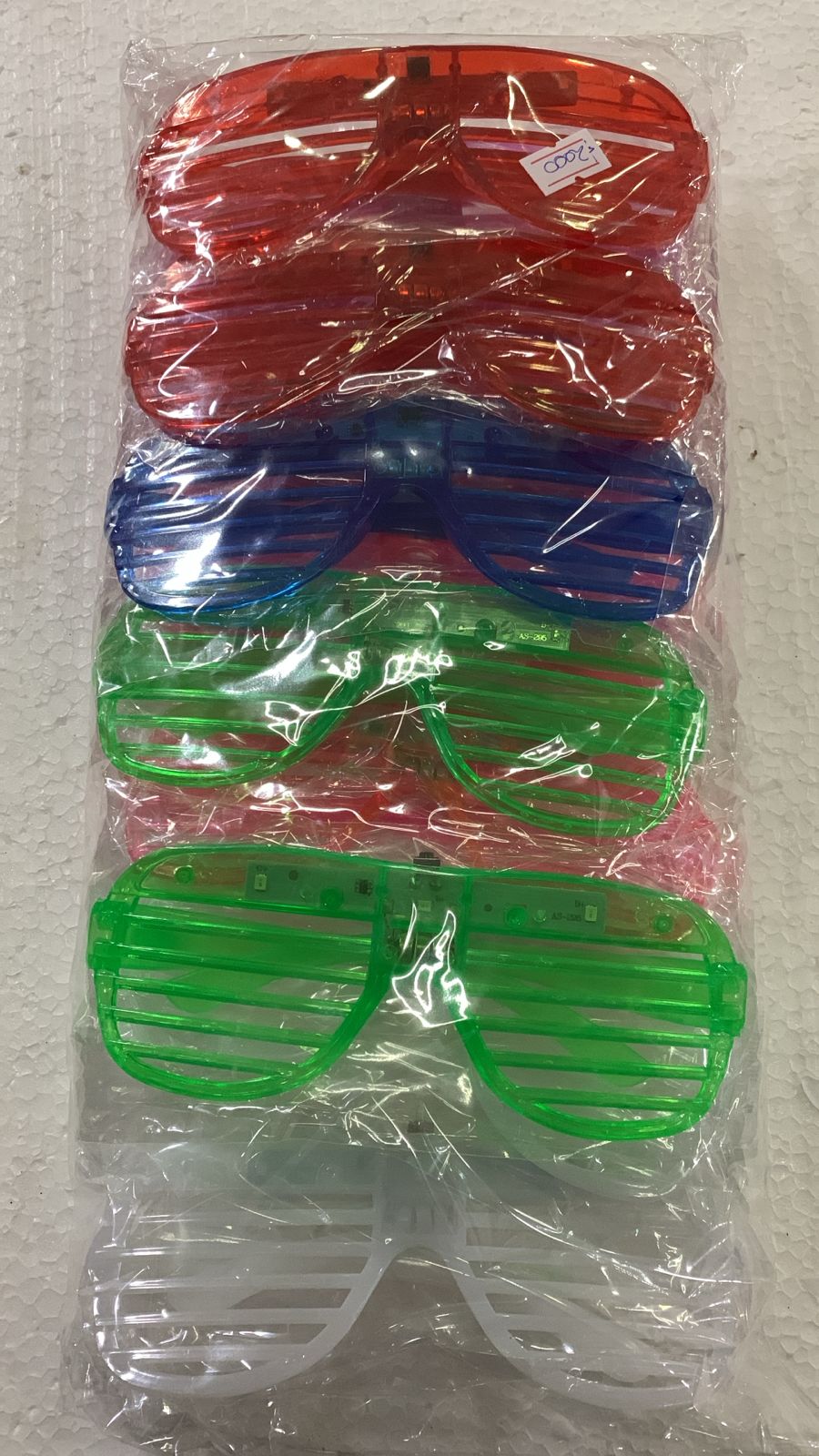 LENTES RAYADOS CON LUZ