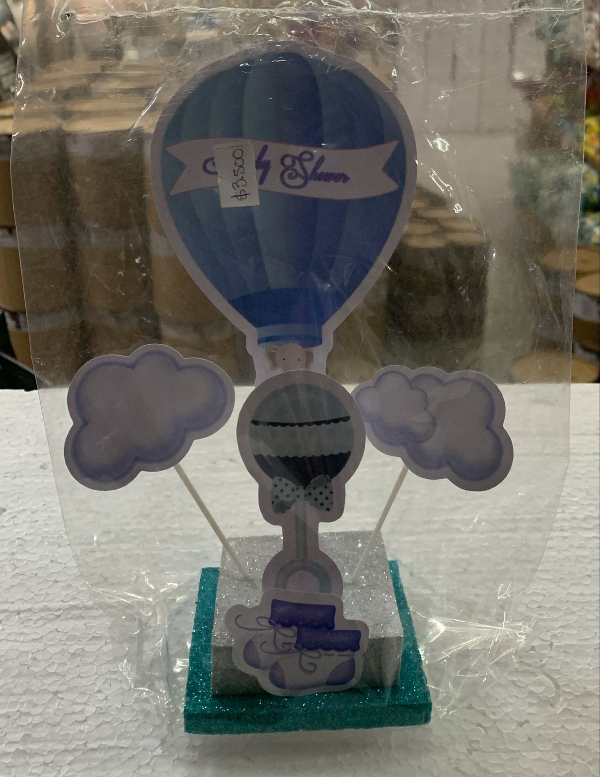 ADORNO TORTA BABY SHOWER BASE GIBREADA NENE