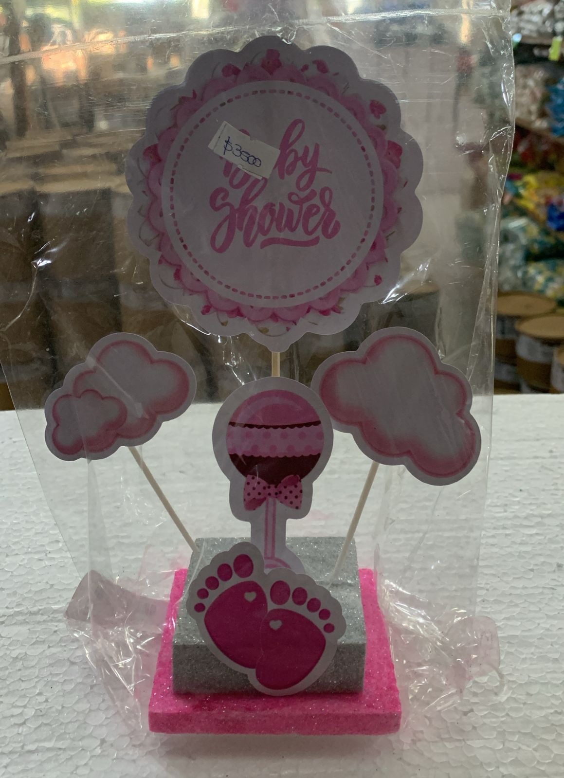 ADORNO TORTA BABY SHOWER BASE GIBREADA NENA