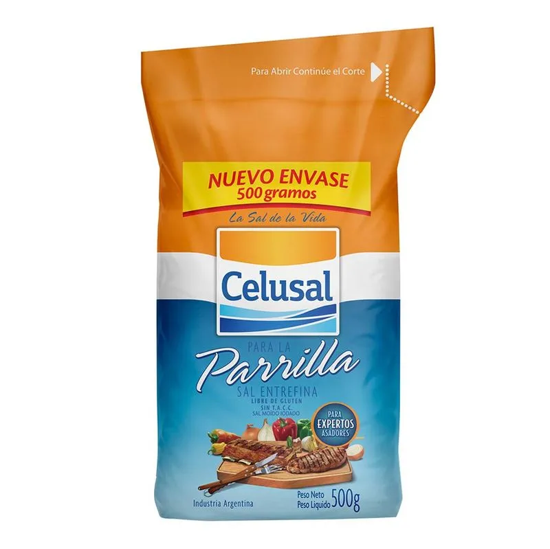 SAL PARA LA PARRILLA CELUSAL 500 GR