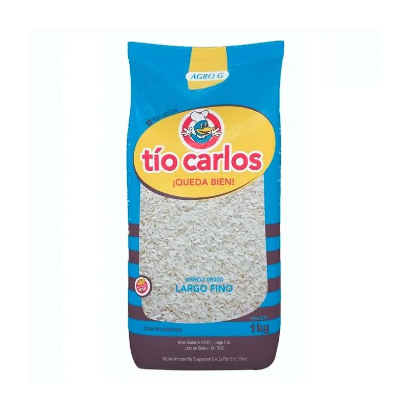 ARROZ TÍO CARLOS LARGO FINO 500 GR