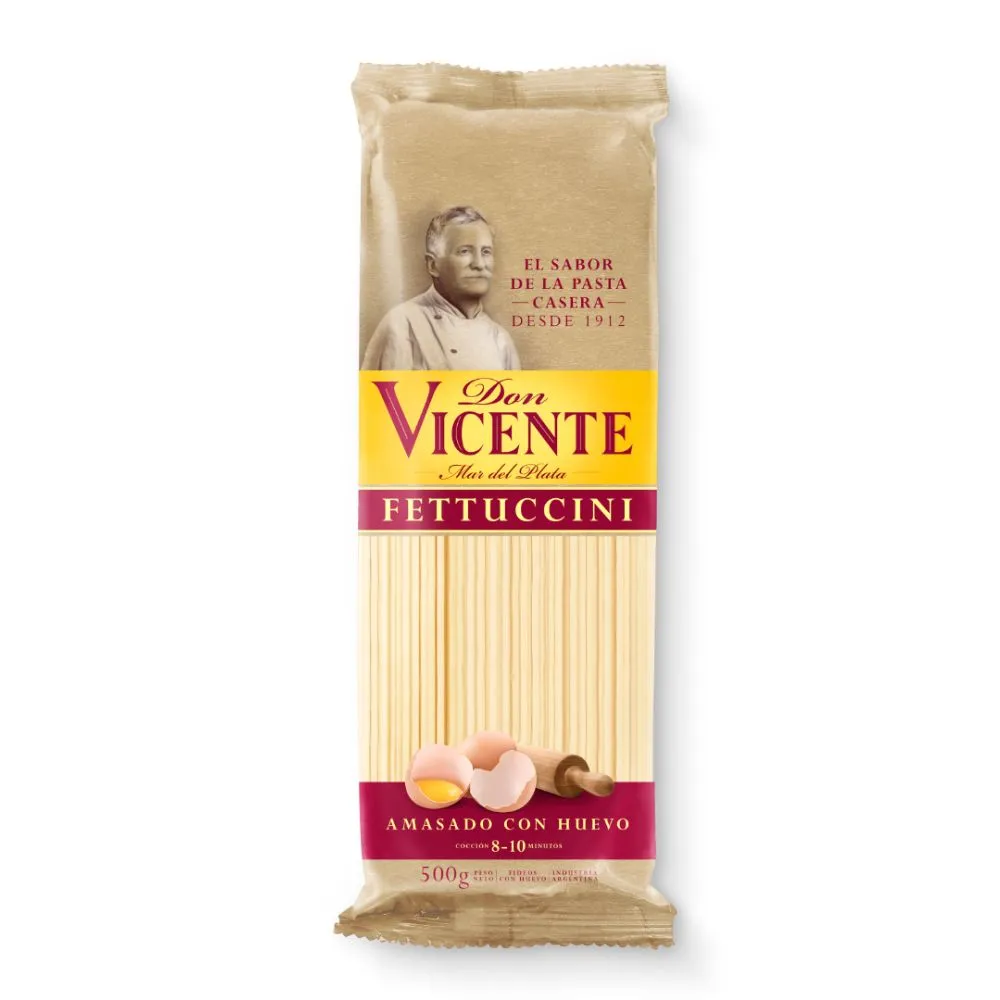 FIDEOS DON VICENTE FETTUCCINI 500 GR