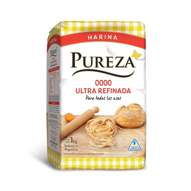 HARINA PUREZA 0000 ULTRA REFINADA 1 KG