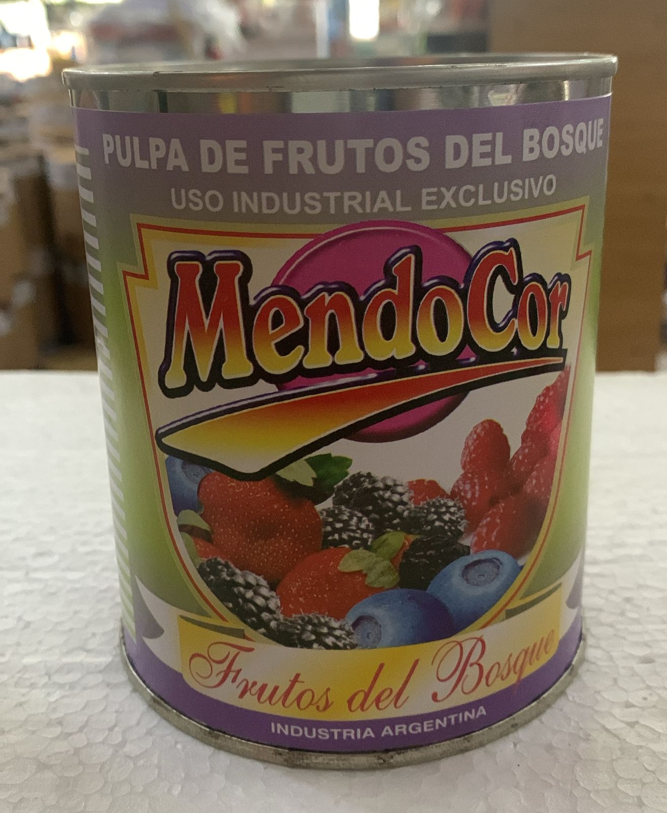 LATA DE PULPA DE FRUTOS DEL BOSQUE MENDOCOR 940 GR