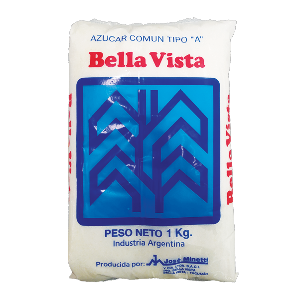 AÚCAR COMÚN TIPO "A" BELLA VISTA 1 KG