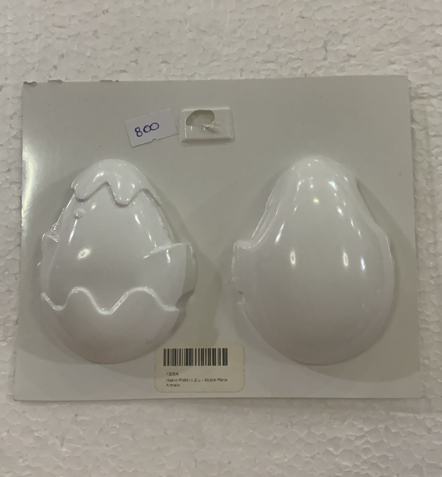 MOLDE HUEVO POLLITO PLACA ACETATO