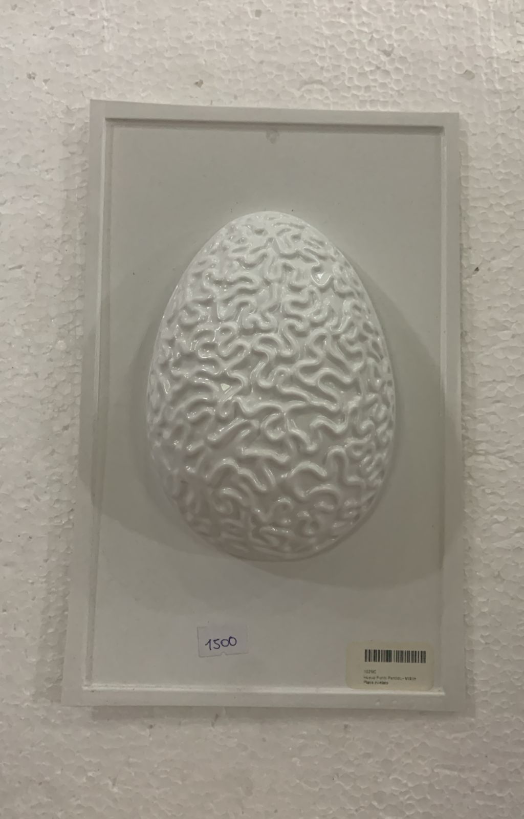 MOLDE HUEVO DE PASCUA PUNTO PERDIDO PLACA ACETATO